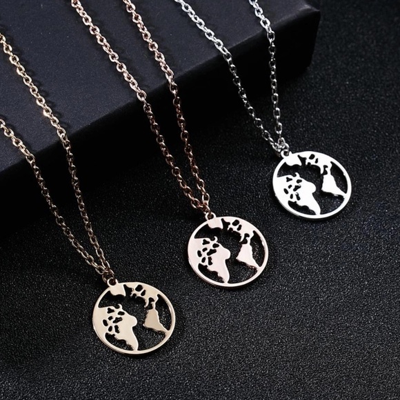 Silver Color Globe Chocker Necklace - Picture 2 of 5